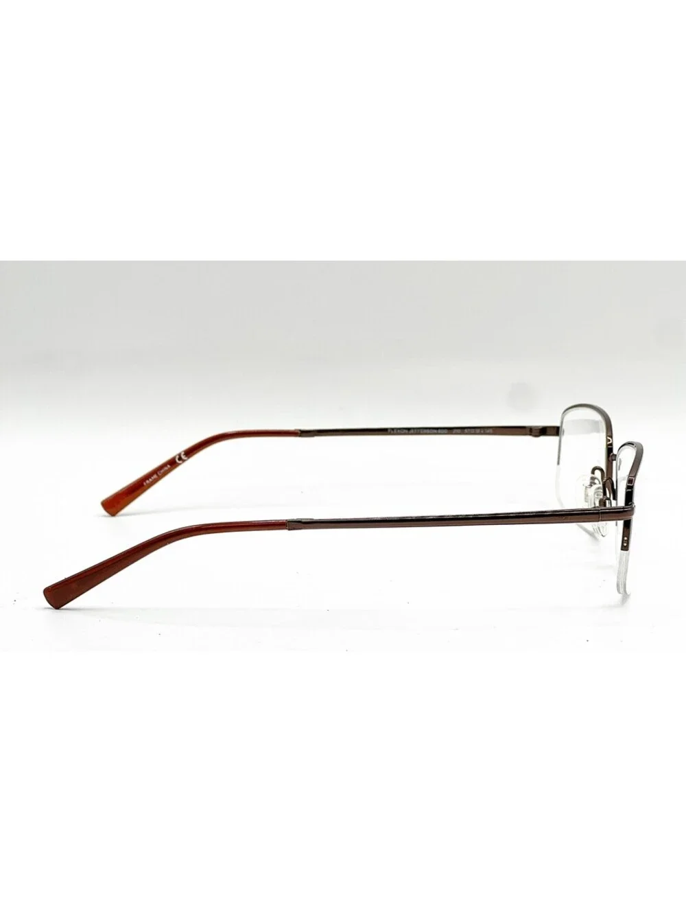 Flexon Jefferson 600 210 Brown Authentic Eyeglasses 57-18-145